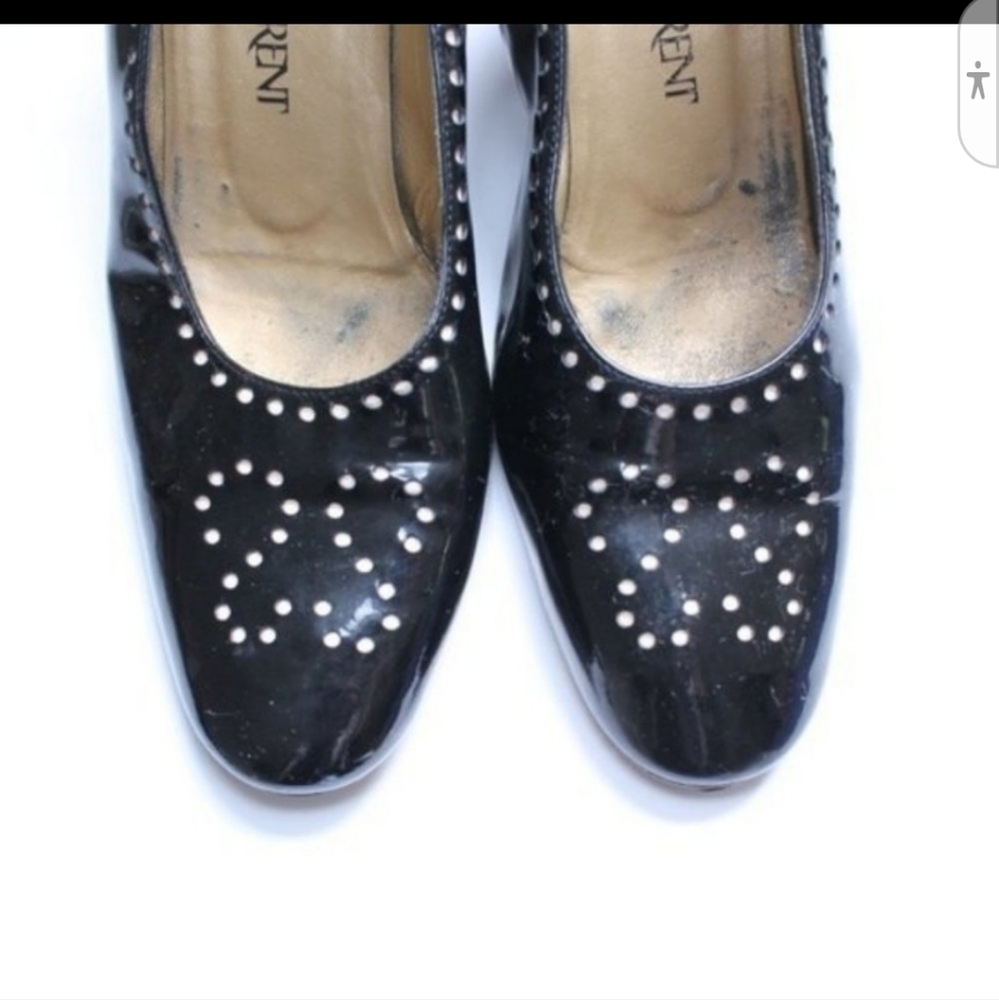 Designer YVES SAINT LAURENT Patent Leather Shoes